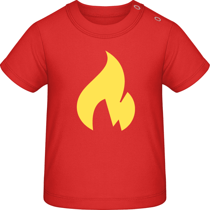 flamme T-shirt bébé contain pic