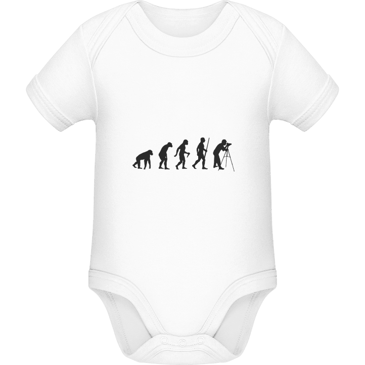 Oldschool Photographer Evolution Baby romper kostym contain pic