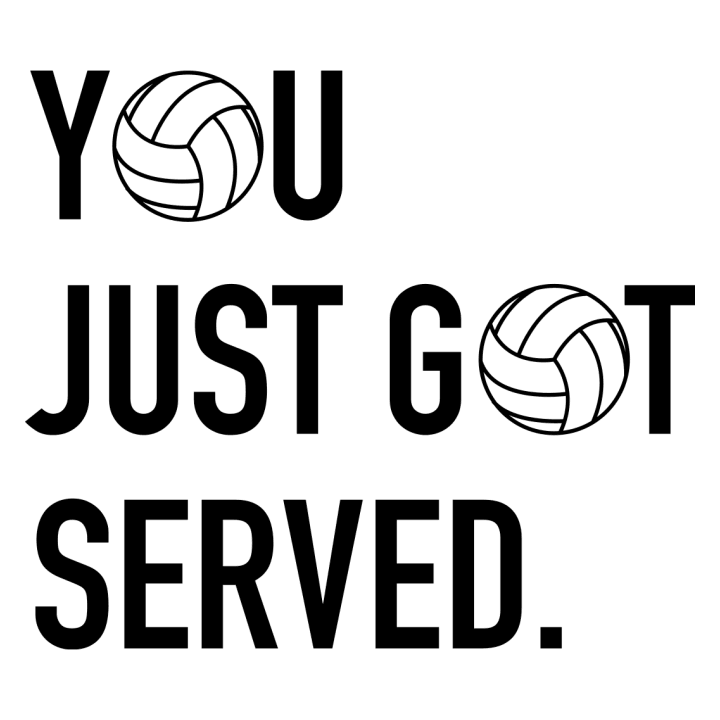 You Just Got Served Volleyball Barn Hoodie 0 image