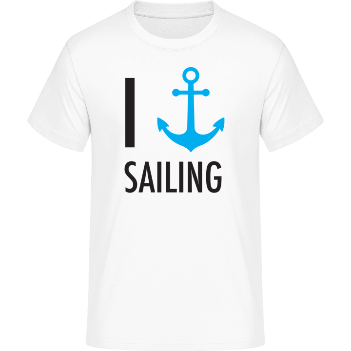 I heart Sailing T-skjorte contain pic