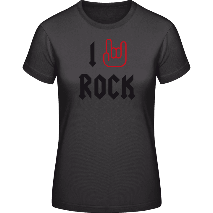 I Love Rock Vrouwen T-shirt contain pic