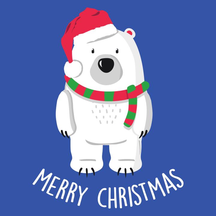 Merry Christmas Ice Bear T-shirt för kvinnor 0 image