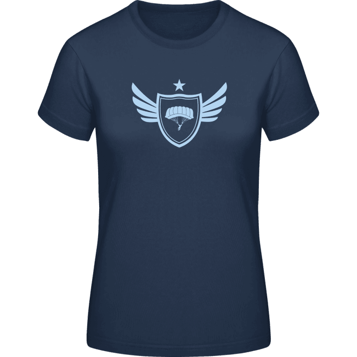 Skydiving Star Frauen T-Shirt contain pic