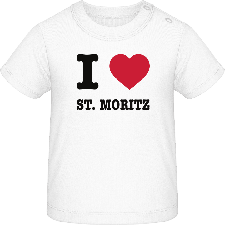 I Love St. Moritz T-shirt för bebisar contain pic