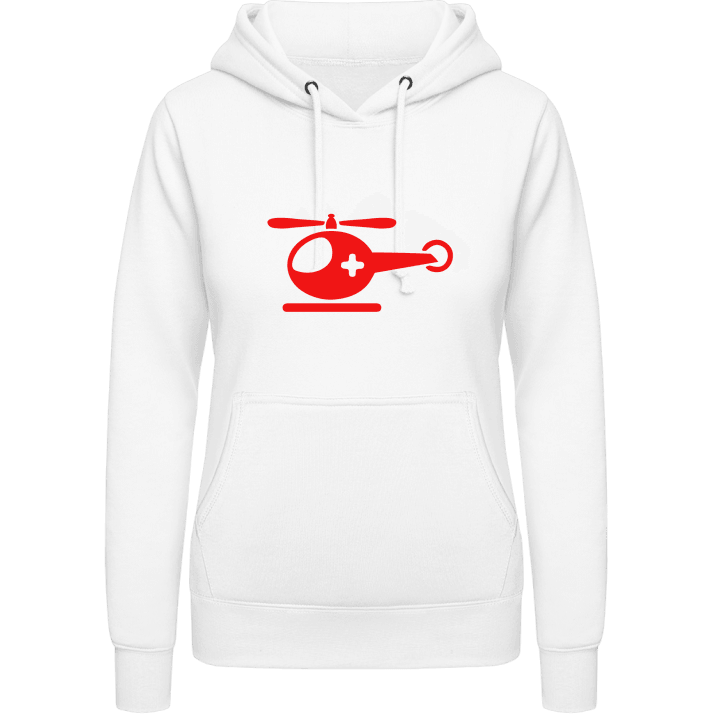 Helicopter Ambulance Hoodie för kvinnor contain pic