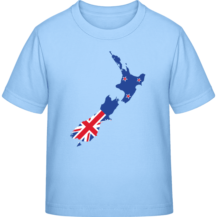 New Zealand Map Camiseta infantil contain pic