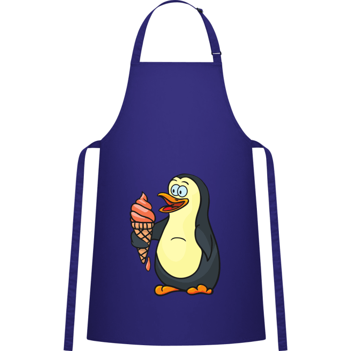 Penguin With Icecream Delantal de cocina 0 image