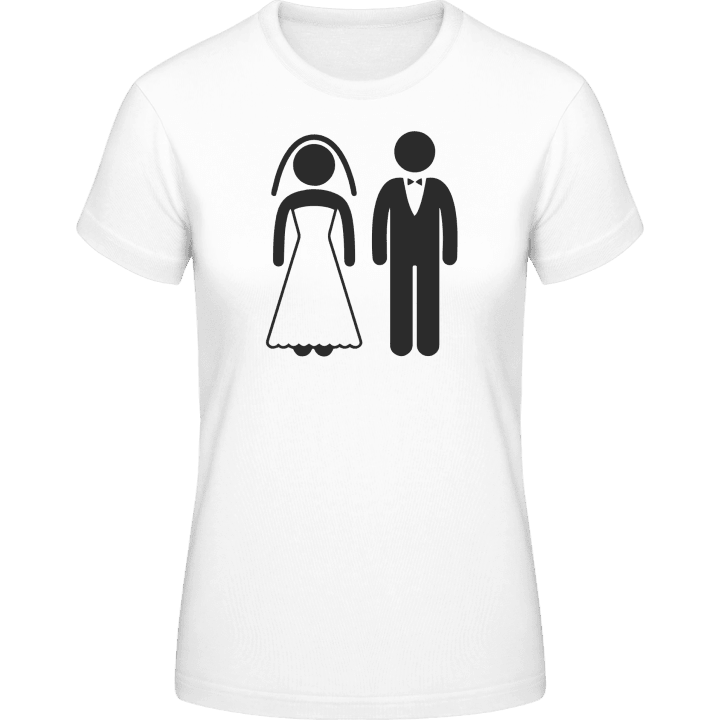 Groom And Bride Vrouwen T-shirt 0 image