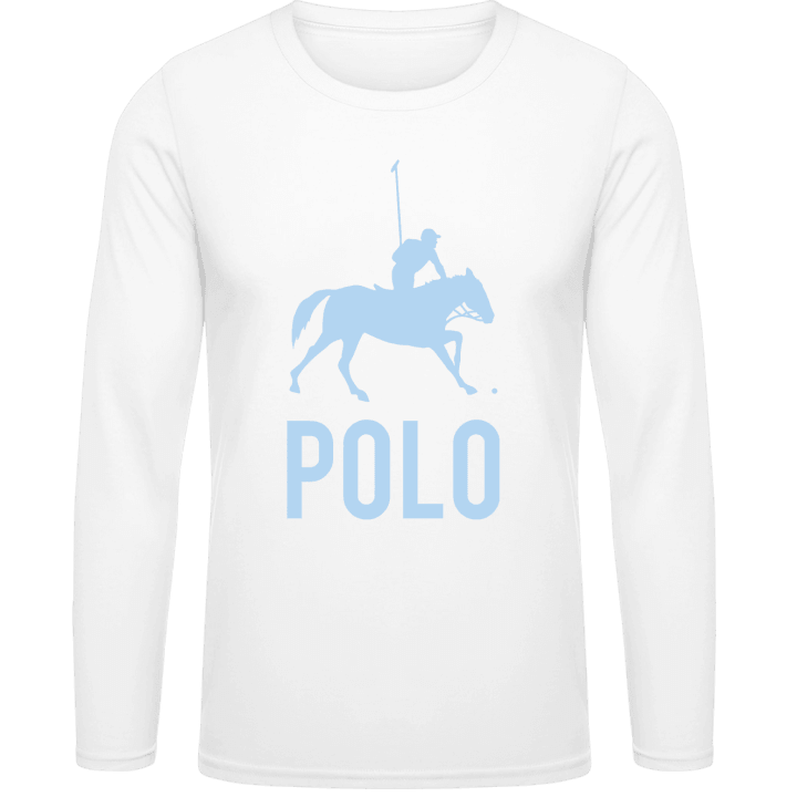 Polo Player Long Sleeve Shirt contain pic