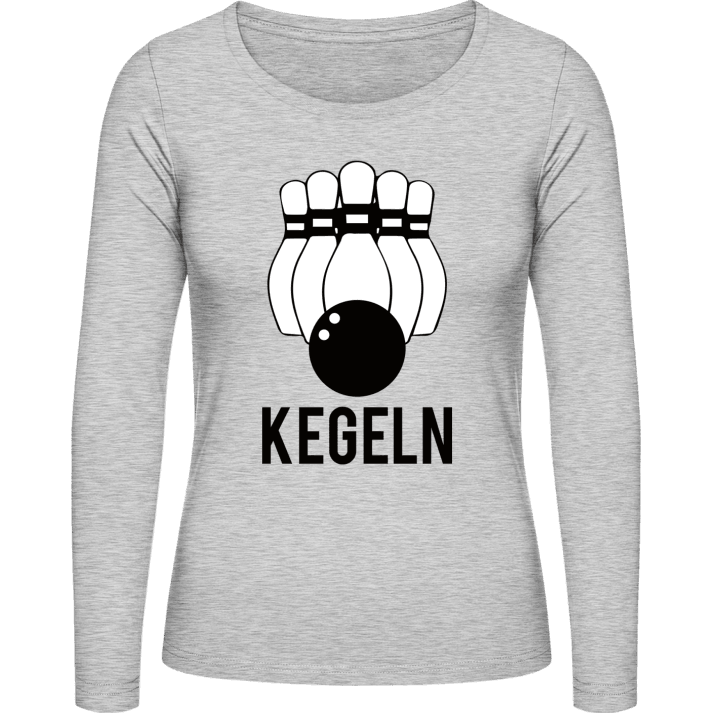 Kegeln und Pins T-shirt à manches longues pour femmes contain pic