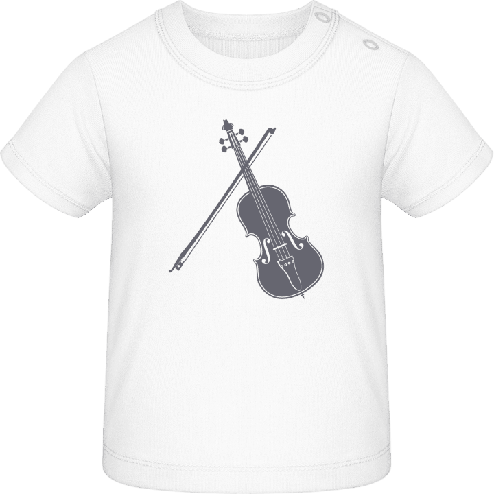 Violin Simple Baby T-skjorte contain pic