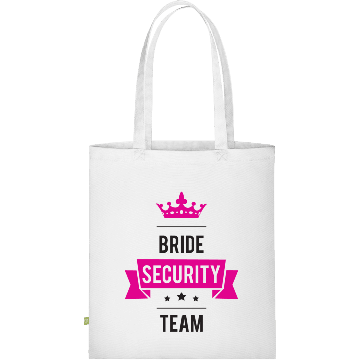 Bride Security Team Bolsa de tela contain pic