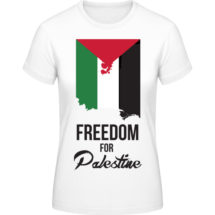 Freedom For Palestine T-shirt för kvinnor contain pic