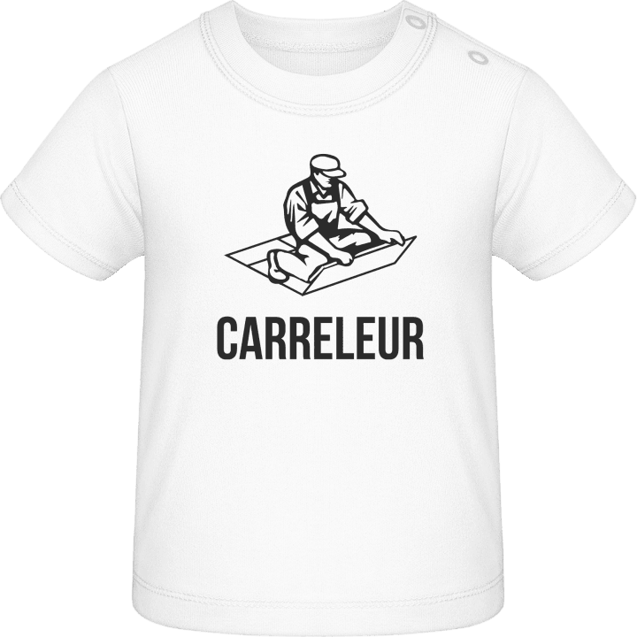 Carreleur T-shirt bébé contain pic