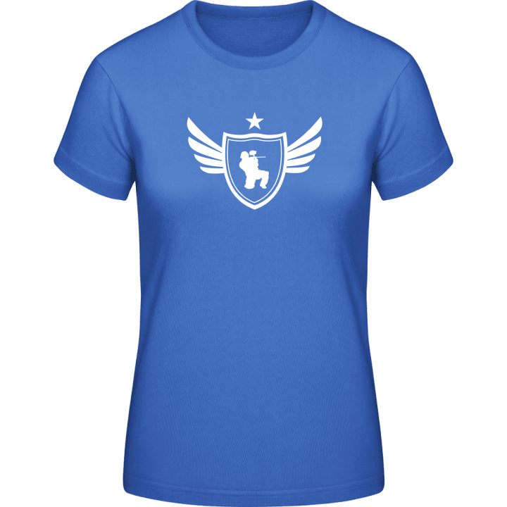Paintball Star Frauen T-Shirt contain pic