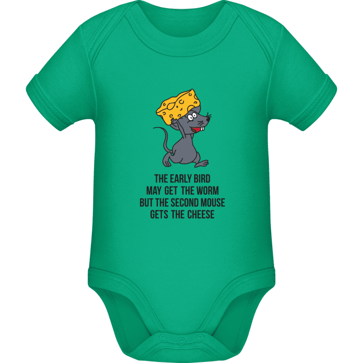 Early Bird Second Mouse Baby romper kostym contain pic