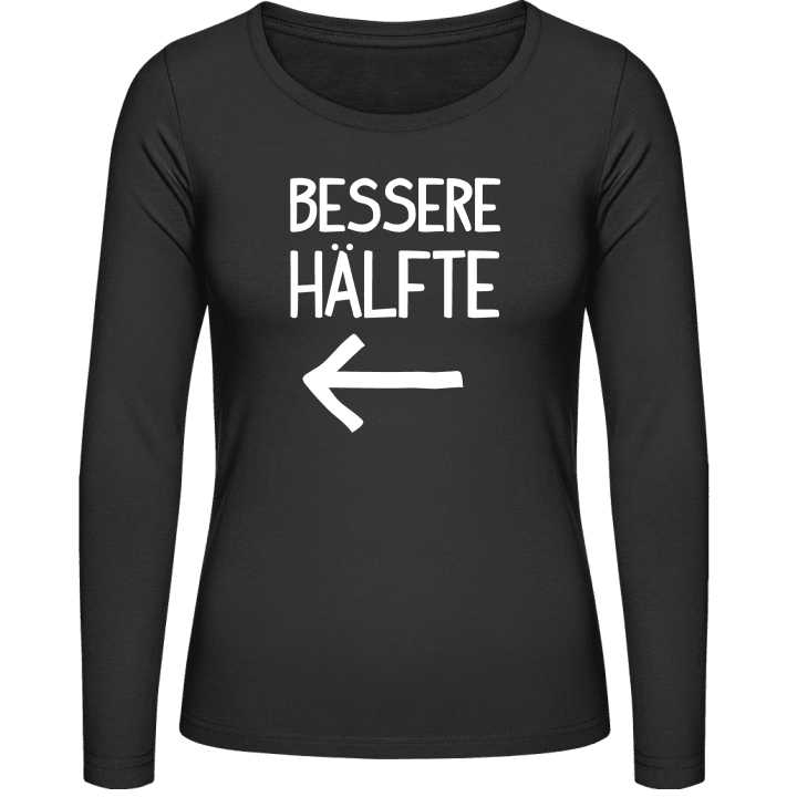 Linke Bessere Hälfte Vrouwen Lange Mouw Shirt contain pic