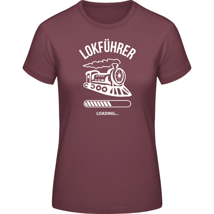 Lokführer Loading T-shirt för kvinnor contain pic