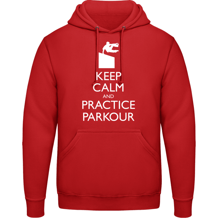 Keep Calm And Practice Parkour Sudadera con capucha contain pic