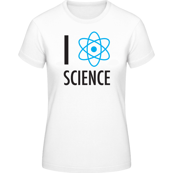 I heart Science Frauen T-Shirt contain pic