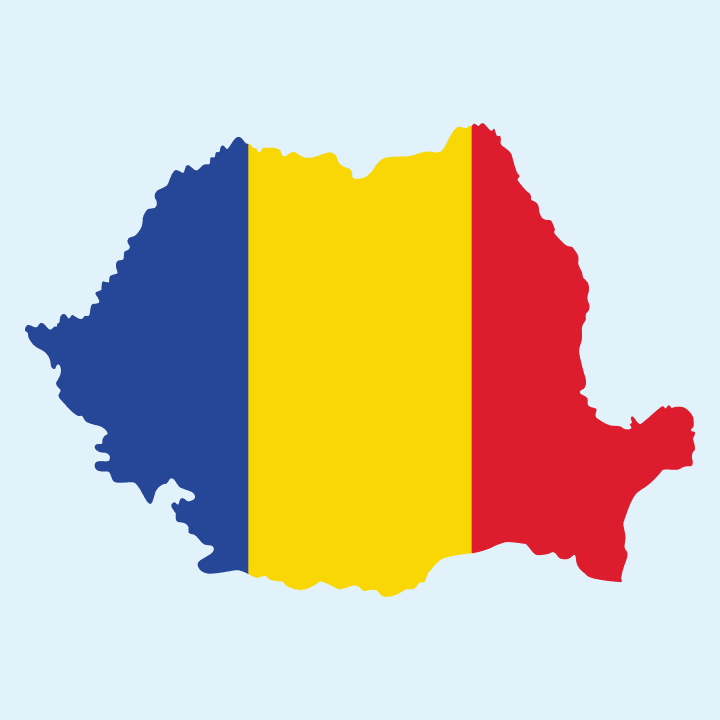 Romania Map T-skjorte 0 image