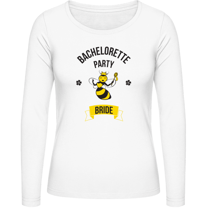 Bachelorette Party Bride Langermet skjorte for kvinner contain pic