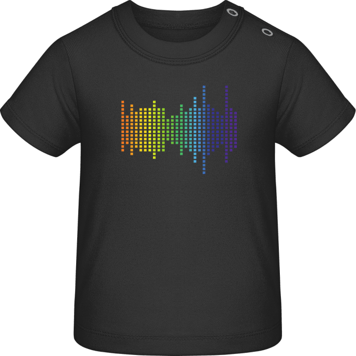 Printed Equalizer Beat Sound T-shirt för bebisar 0 image