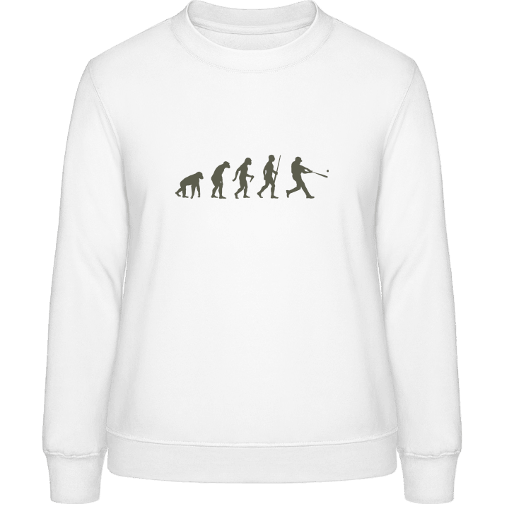 Baseball Evolution Frauen Sweatshirt 0 image