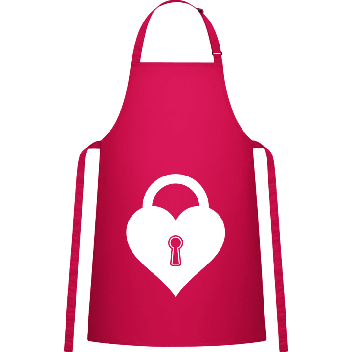 Heart Lock Kitchen Apron contain pic