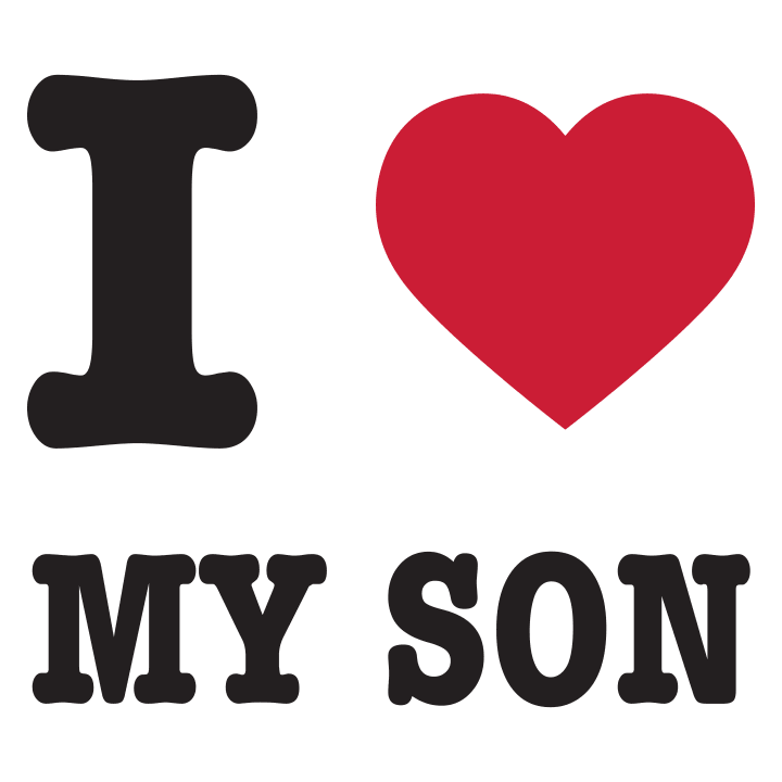I Love My Son Camiseta 0 image