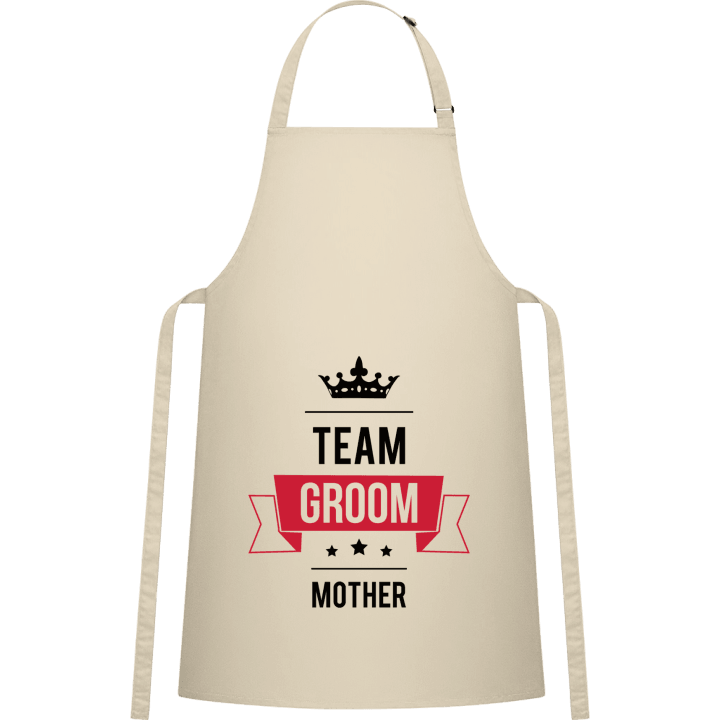 Team Mother of the Groom Delantal de cocina contain pic