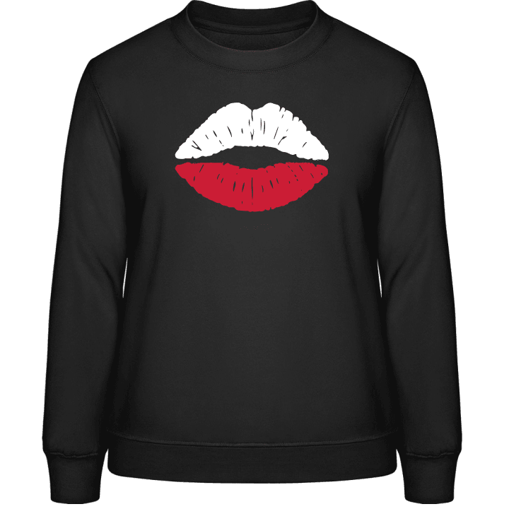 Polish Kiss Flag Frauen Sweatshirt contain pic