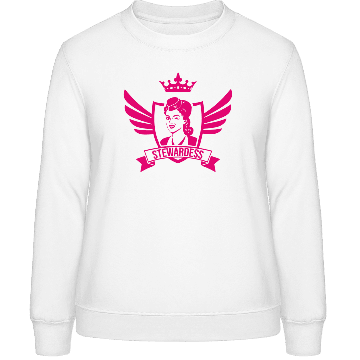 Stewardess Winged Frauen Sweatshirt contain pic
