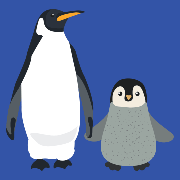 Parent And Child Penguin T-shirt pour enfants 0 image