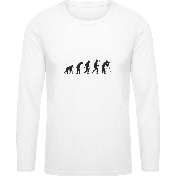 Oldschool Photographer Evolution Long Sleeve Shirt contain pic