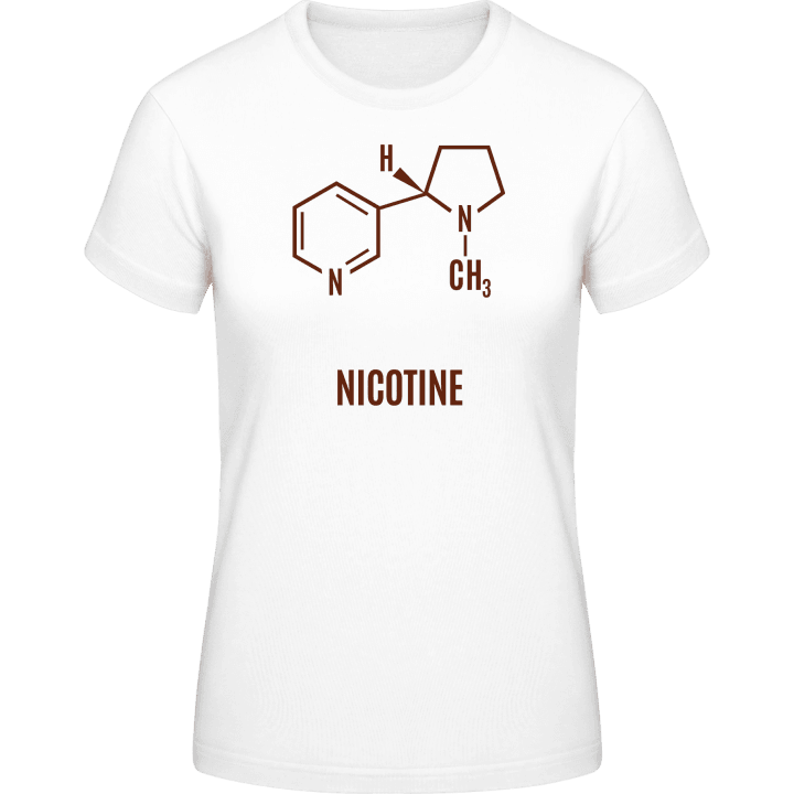 Nicotine Formula Camiseta de mujer contain pic
