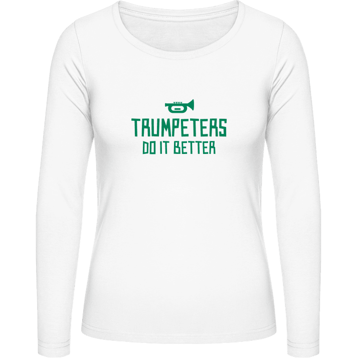 Trumpeter Do It Better Kvinnor långärmad skjorta contain pic