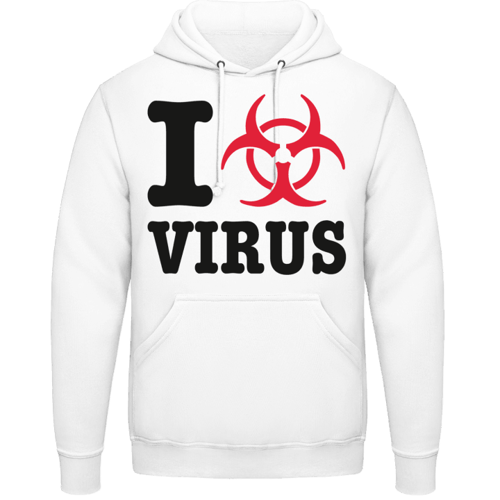 I Love Virus Hettegenser contain pic