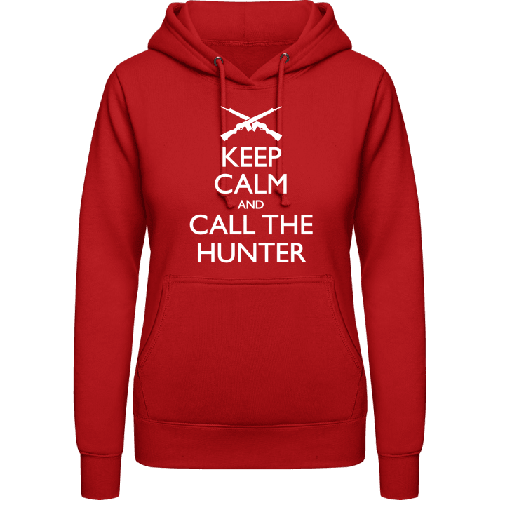 Keep Calm And Call The Hunter Hoodie för kvinnor contain pic