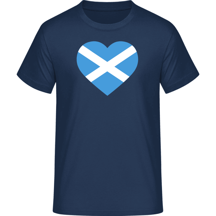 Scotland Heart Flag T-Shirt contain pic