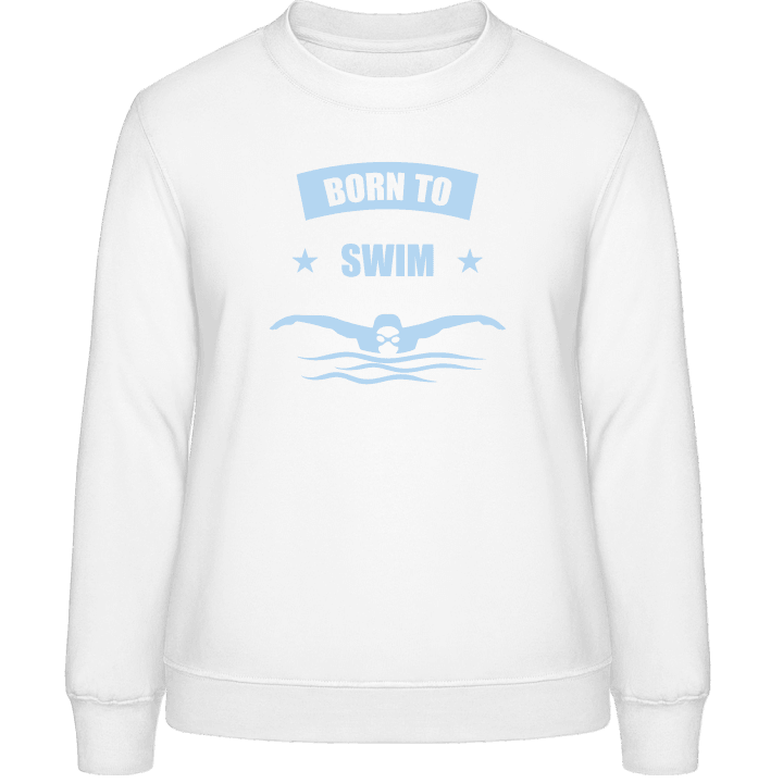 Born To Swim Sweatshirt för kvinnor contain pic