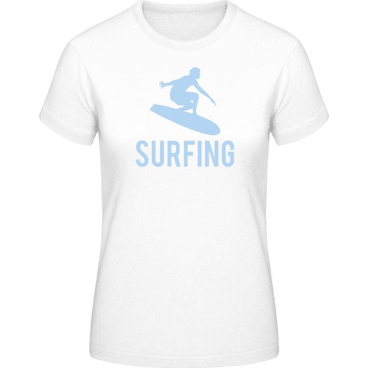 Surfing Logo T-skjorte for kvinner contain pic