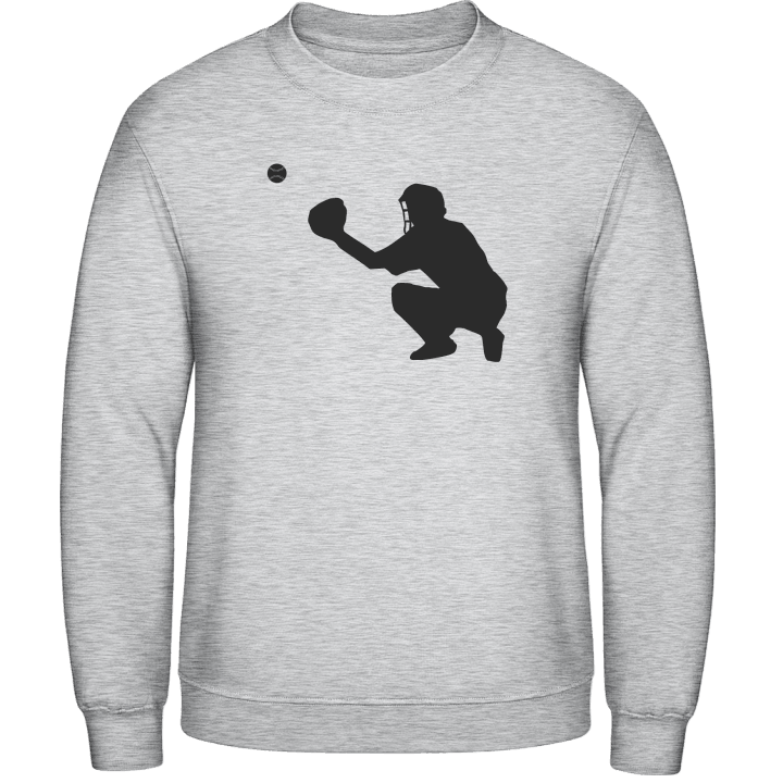 Baseball Scene Silhouette Sweatshirt 0 image