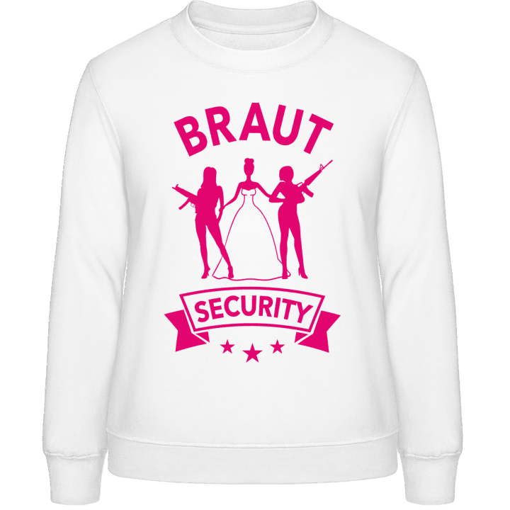 Braut Security bewaffnet Sweatshirt för kvinnor contain pic