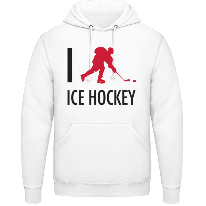 I Love Ice Hockey Sweat à capuche contain pic