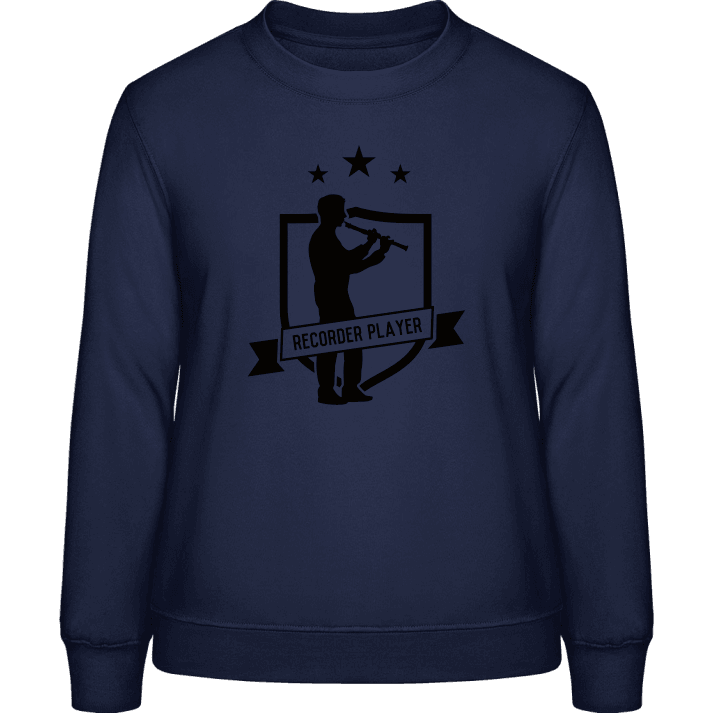 Recorder Player Star Sweat-shirt pour femme contain pic