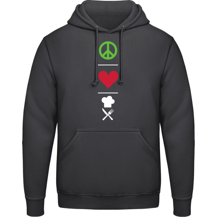 Peace Love Cooking Hoodie contain pic