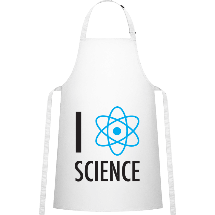 I heart Science Kitchen Apron contain pic