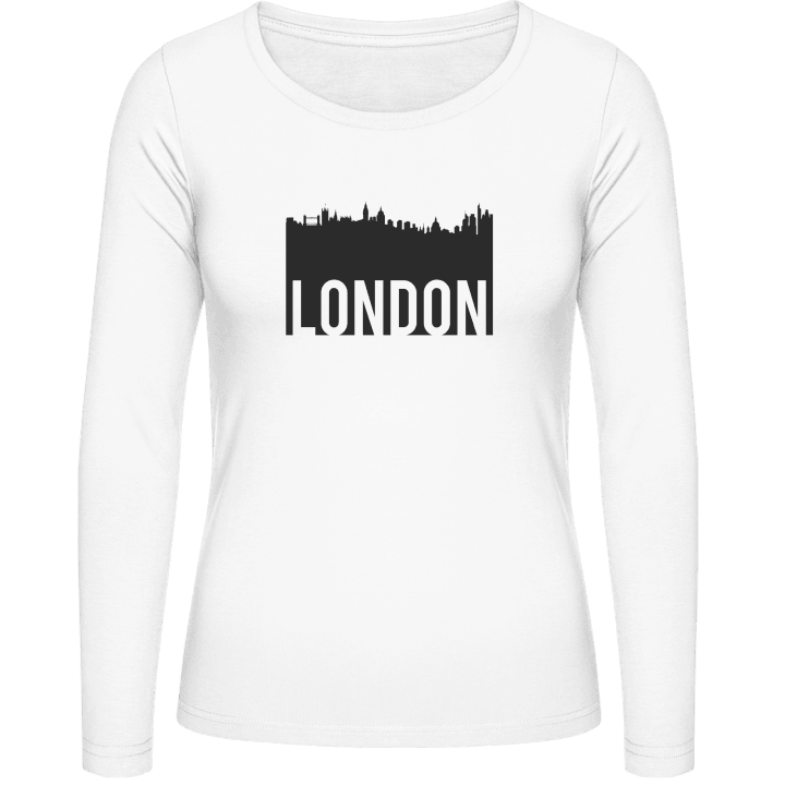 London Kvinnor långärmad skjorta contain pic