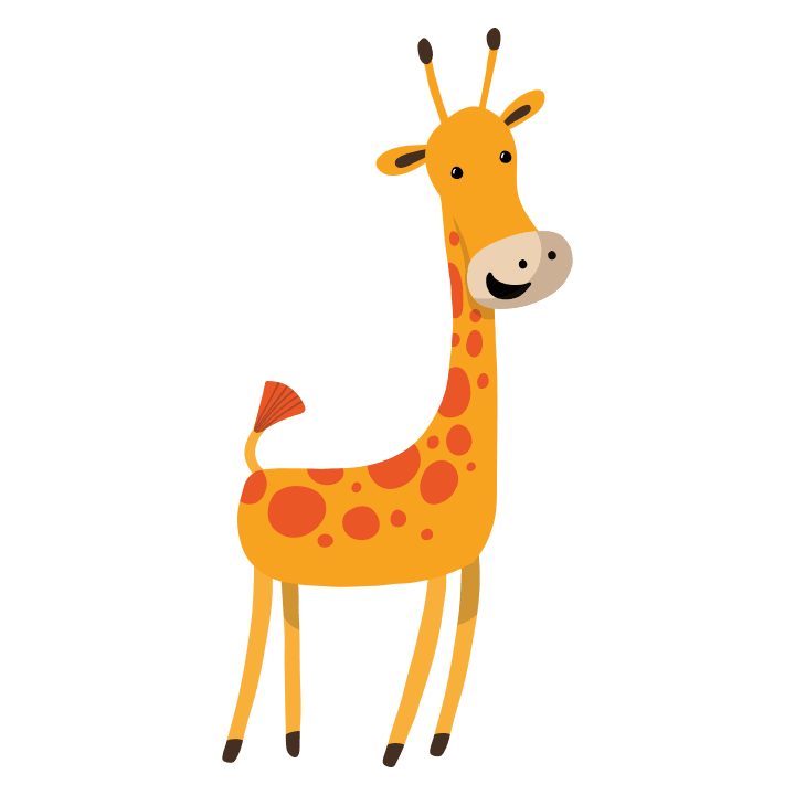 Happy Giraffe Kinderen T-shirt 0 image